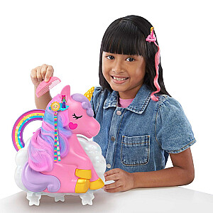 Polly Pocket Rainbow Unicorn salons