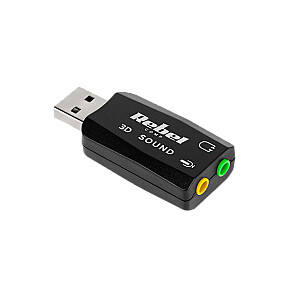 Rebel Skaņas Karte USB 5.1 / 3D Skaņa un Virtual 5.1 Skaņa