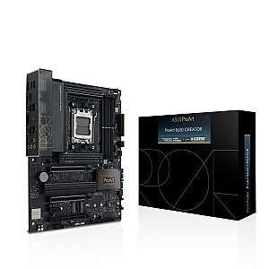 Материнская плата ASUS AMD B650 SAM5 Память ATX DDR5 Слотов памяти 4 1xPCI-Express 4.0 1x 3xPCI-Express 4.0 16x 3xM.2 1xHDMI 1xDisplayPort 2xUSB 2.0 3xUSB 3.2 2xUSB-C 1xOptical S/PDIF 2xRJ45 5xAudio порт PROARTB650-CREATOR