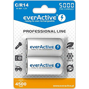 everActive Акумулятор Professional Line C / R14 5000mAh 2шт.