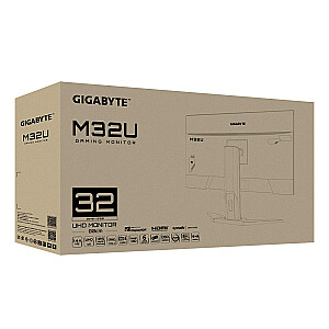 Gigabyte M32U AE 80 cm (31,5 collas) 3840 x 2160 pikseļi 4K Ultra HD LED aizmugurgaismojums, melns