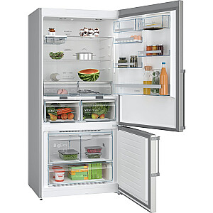 Холодильник с морозильной камерой Bosch Serie 6 KGN86AIDR Отдельностоящий 631 L D Нержавеющая сталь