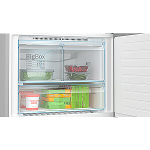 Холодильник с морозильной камерой Bosch Serie 6 KGN86AIDR Отдельностоящий 631 L D Нержавеющая сталь