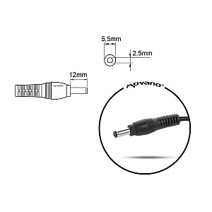 klēpjdatora lādētājs mitsu 19v 3.95a (5.5x2.5) - toshiba, compaq, hp, asus