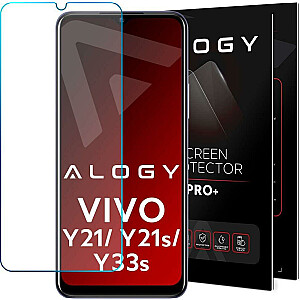Alogy 9h rūdīta stikla ekrāna aizsargs Alogy Glass priekš Vivo Y21s/Y33s/Y21