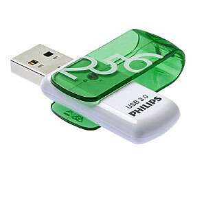 Флэш-накопитель Philips USB 3.0 Vivid Edition (zaļa) 256 ГБ
