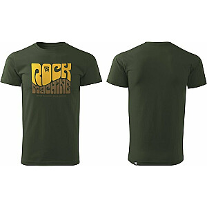 T-krekls Rock Machine Wave, zaļš, izmērs XL