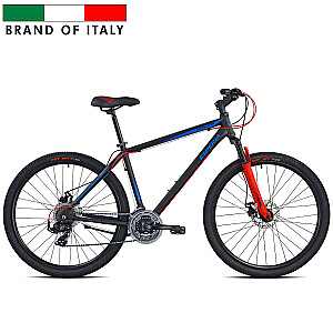 Vīriešu kalnu velosipēds  Esperia Draco Aluminim 7300 TY30 21V Blue/Black/Red (Rata izmērs: 27.5 Rāmja izmērs: M)