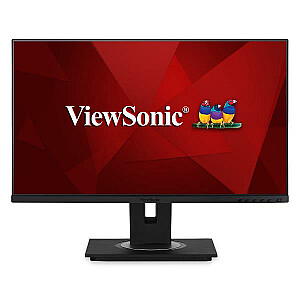 LCD Monitor VIEWSONIC VG2456 24" Panel IPS 1920x1080 16:9 Matte 15 ms Speakers Swivel Pivot Height adjustable Tilt Colour Black VG2456