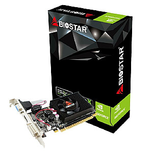 Видеокарта BIOSTAR NVIDIA GeForce 210 1 ГБ DDR3 64-разрядная PCIE 2.0 16x Память 1333 МГц GPU 589 МГц Один слот Fansink 1x15pin D-sub 1xDVI-D 1xHDMI VN2103NHG6