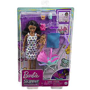 Куклы и игровой набор Barbie Skipper Babysitters Inc.