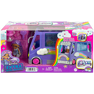 Концертный микроавтобус Barbie Extra + кукольный мини-набор HKF84