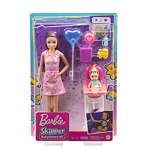 Barbie Skipper Babysitters Inc. Skipper Babysitters Inc lelles un rotaļu komplekts.