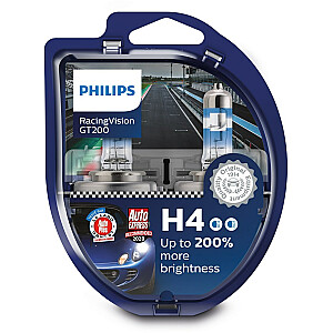 Philips Тип лампы: H4 Упаковка: 2 лампы для автомобильных фар