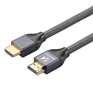 Wozinsky cable HDMI 2.1  8K 60 Hz 48 Gbps | 4K 120 Hz | 2K 144 Hz 1m silver (WHDMI-10)