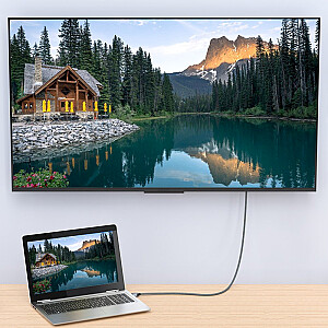 Wozinsky cable HDMI 2.1  8K 60 Hz 48 Gbps | 4K 120 Hz | 2K 144 Hz 1m silver (WHDMI-10)