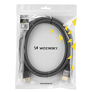 Wozinsky cable HDMI 2.1  8K 60 Hz 48 Gbps | 4K 120 Hz | 2K 144 Hz 1m silver (WHDMI-10)