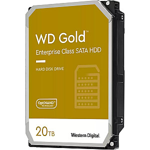 Western Digital Gold 3,5 дюйма, 20 000 ГБ, Serial ATA III