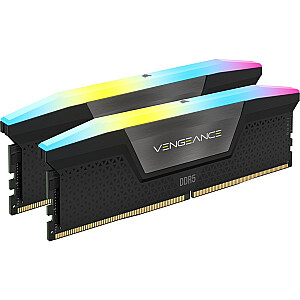 Corsair VENGEANCE® RGB 32GB (2x16GB) DDR5 DRAM 6000MHz C40 atmiņas komplekts 4800MHz ECC