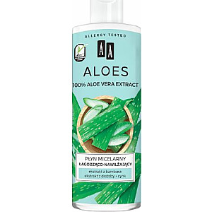 AA AA Aloe 100% micelārs nomierinošs un mitrinošs šķīdums 400ml universāls