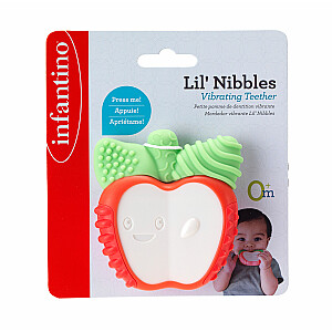 INFANTINO Lil´ nibbles Vibrējošais zobgrauznis - ābols