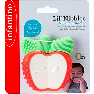 INFANTINO Lil´ nibbles Vibrējošais zobgrauznis - ābols