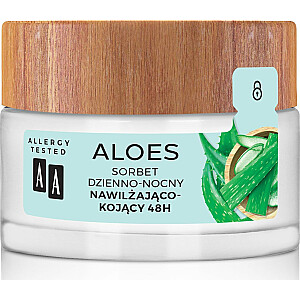 AA AA Aloe 100% Дневной и ночной сорбет увлажняющий и успокаивающий 48H 50ml