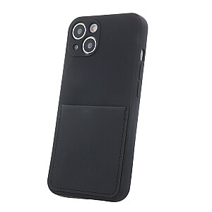 Fusion Card Case silikona aizsargapvalks Samsung A536 Galaxy A53 5G melns
