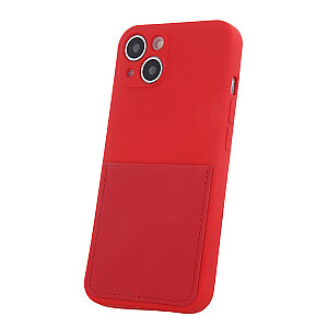 Fusion Card Case прочный силиконовый чехол для Samsung A336 Galaxy A33 5G красный