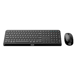 Philips 4000 series SPT6407B/00 tastatūra Pele iekļauta bezvadu RF + Bluetooth melns