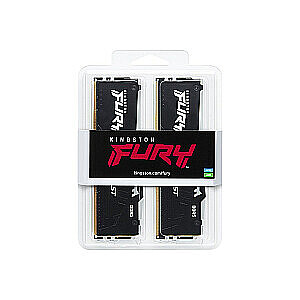 Kingston Technology FURY Beast RGB 64GB 2 x 32GB DDR5 5600MHz atmiņas modulis