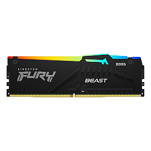 Kingston Technology FURY Beast RGB 32GB 1x32GB DDR5 5200MHz atmiņas modulis