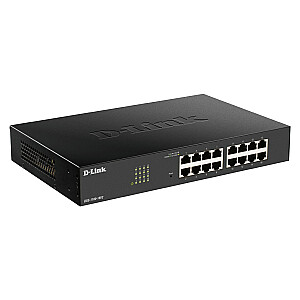 D-Link DGS-1100-24PV2 tīkla slēdzis pārvaldīts L2 Gigabit Ethernet (10/100/1000) Power over Ethernet (PoE) Melns