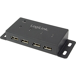 USB centrmezgls LogiLink 4x USB-A 2.0 (UA0141A)