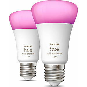 Лампа Philips Hue E27 6,5 Вт RGBW BT, 2 шт.