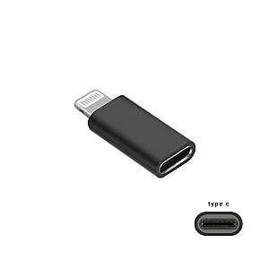 Fusion адаптер Type-C | USB-C на Lightning черный