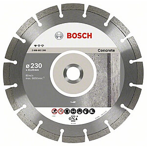 Standarta Bosch dimanta asmens betonam 125x22x1,6 mm (2608602197)