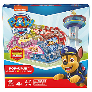 Spin Master Games PAW Patrol Pop-Up Jr. Spēle, ko veidoja Chase Skye Marshall Rubble Nickelodeon PAW Patrol Toys Kids, pirmsskolas vecuma bērniem no 4 gadu vecuma