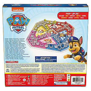 Spin Master Games PAW Patrol Pop-Up Jr. Game от Chase Skye Marshall Rubble Nickelodeon PAW Patrol Toys Kids, для дошкольников от 4 лет и старше