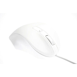 Эргономичная мышь Matias Mac PBT USB-A (4 кнопки, колесико) Белый