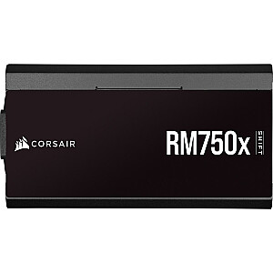 Corsair RM750x SHIFT 750W PSU 24 kontaktu ATX ATX melns