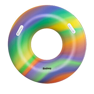 Peldamrīks d119cm Bestway Rainbow Swim Tube 36352