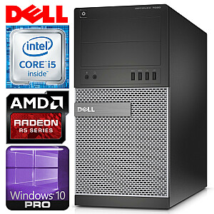 Personālais dators DELL 7020 MT i5-4570 16GB 512SSD R5 430 2GB W10Pro