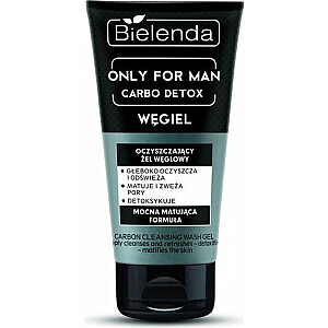 Bielenda Only for Man Carbo Detox гель для умывания с древесным углем 150 мл