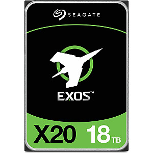 Серверный накопитель Seagate Exos X20 3,5 дюйма SATA III (6 Гбит/с) емкостью 18 ТБ (ST18000NM003D)