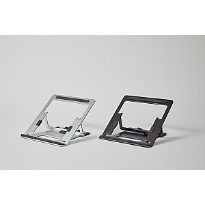 POUT EYES 3 ANGLE Алюминиевая портативная подставка для ноутбука серебристого цвета