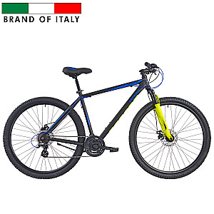 Vīriešu kalnu velosipēds Esperia Desert 29 7000 24V Black/Blue (Rata izmērs: 29 Rāmja izmērs: L)