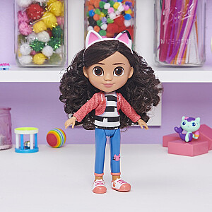 Gabby Dollhouse 8" lelle Gabby Girl, bērnu rotaļlietas bērniem no 3 gadu vecuma
