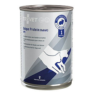 TROVET Unique Protein UPR с кроликом - Влажный корм для собак и кошек - 400 г