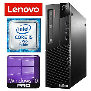 Personālais dators Lenovo M83 SFF i5-4570 8GB 240SSD+500GB GT1030 2GB DVD+-RW Win10Pro